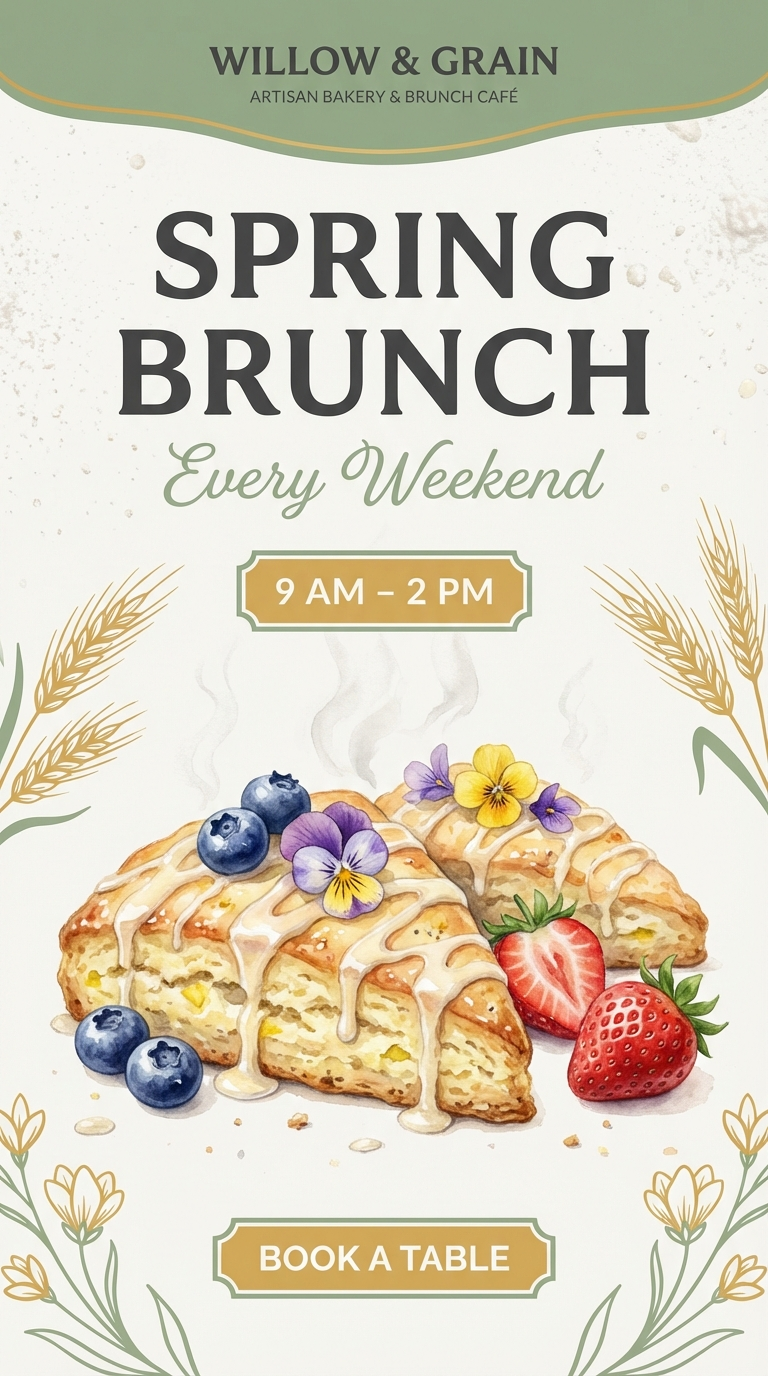 AI-generated social media post example